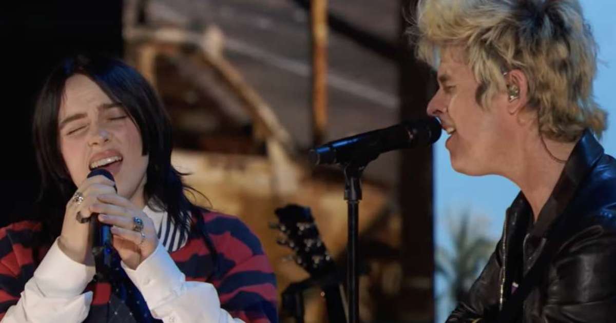 Parceria entre Green Day e Billie Eilish marca concerto beneficente FireAid