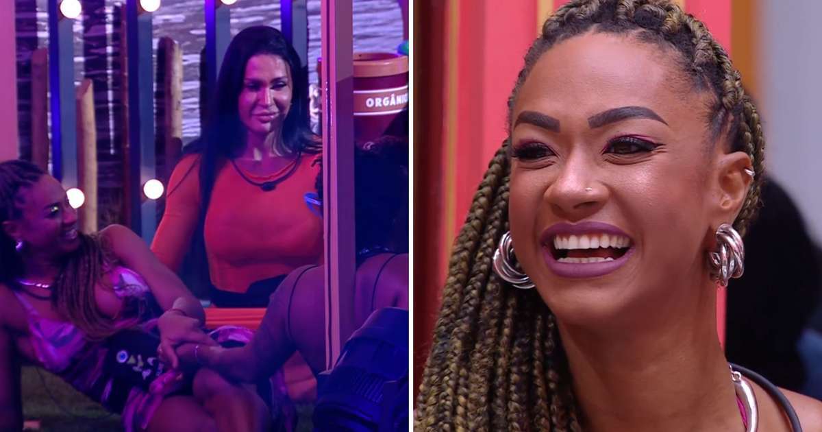 BBB 25: Aline beija sister em festa do Líder e esconde de Diogo: 'Maluca'