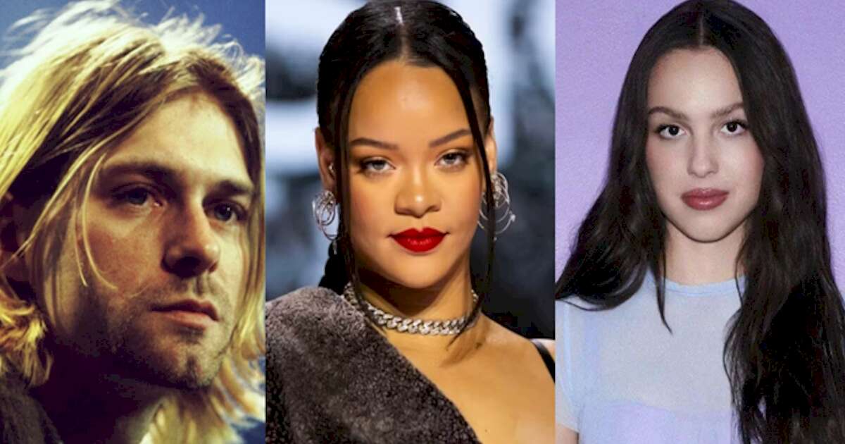 Kurt Cobain, Rihanna e Olivia Rodrigo: o TOP 10 dos aniversariantes desta semana