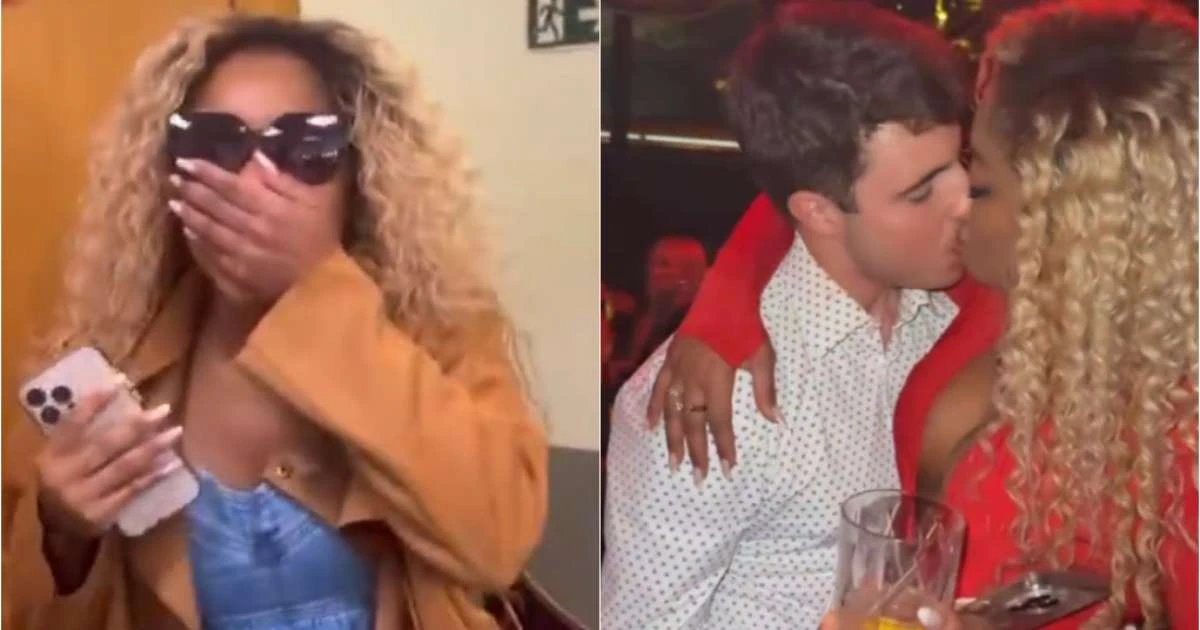 Após beijar filho de Gugu, Cariúcha é recebida ao som de 'Pintinho Amarelinho' em camarim do SBT