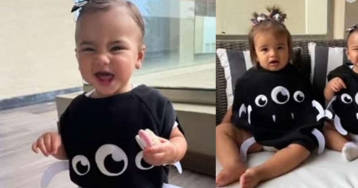 'Boo'! O fofurômetro explodiu! Mavie, filha de Neymar e Biancardi, encanta web com look super fofo para o Halloween. Veja!