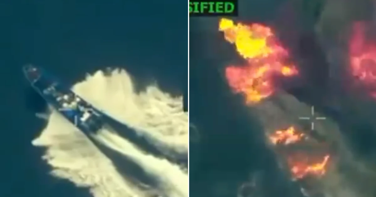 Trump divulga vídeo de ataque letal a embarcação que diz ser 'filiada a organização terrorista que realizava narcotráfico'