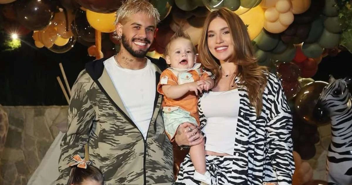 Nem mágoa, nem tensão! Virginia e Zé Felipe posam juntinhos em festa de José Leonardo e web se derrete: 'Família abençoada'