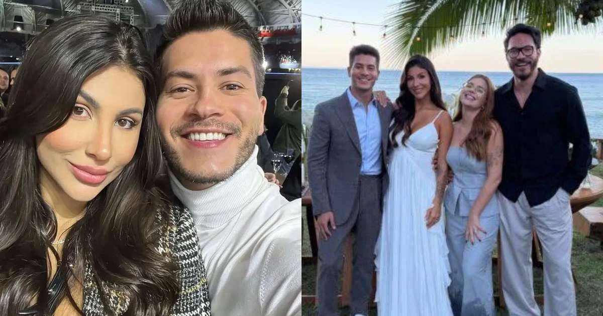 Arthur Aguiar e Jheny Santucci surpreendem com cerimônia de casamento: 'Ele queria mesmo'