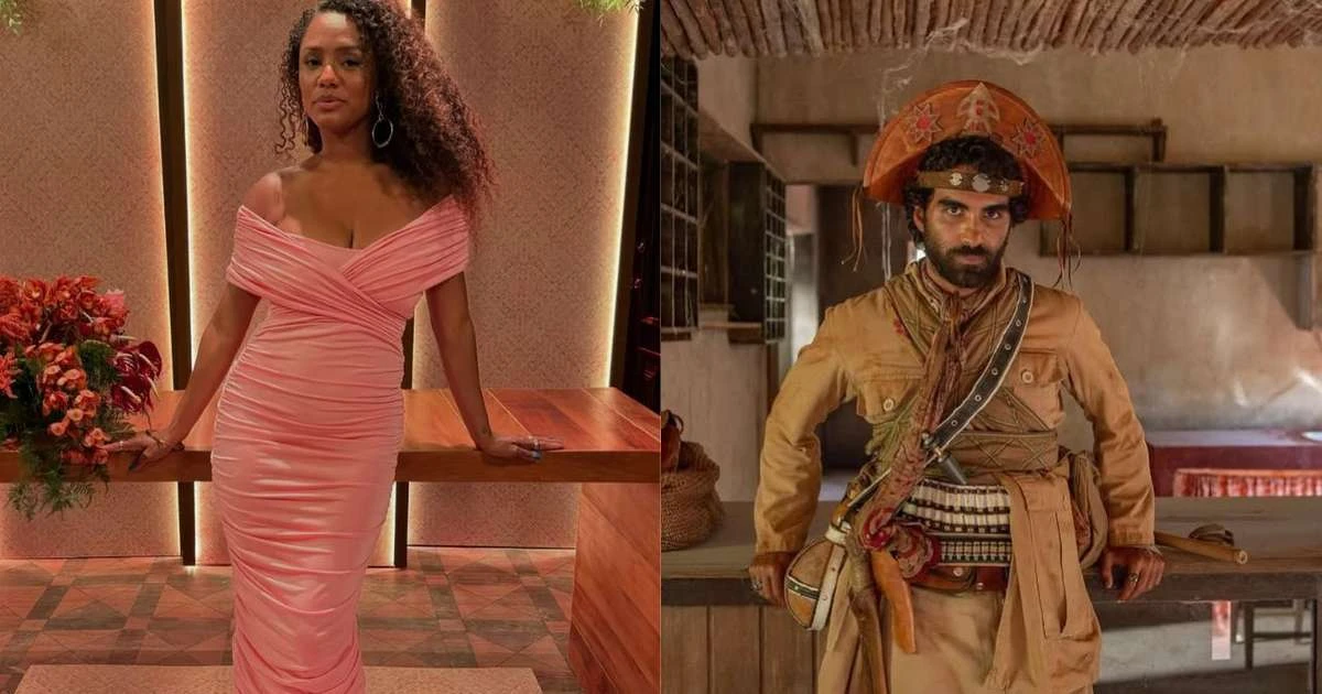 Romance discreto: Jéssica Ellen vai com galã de 'Guerreiros do sol' em estreia no Rio