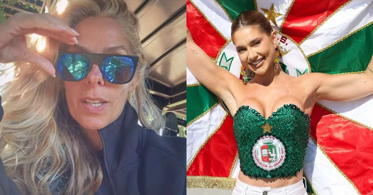 Adriane Galisteu defende Virginia após assumir posto de Rainha de Bateria: 'Não existe'