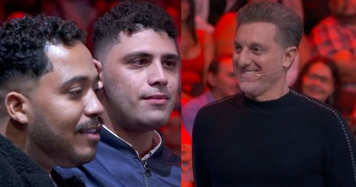 Luciano Huck realiza sonho de casal gay no Domingão e dá presentão: 'Na frente desse cara'