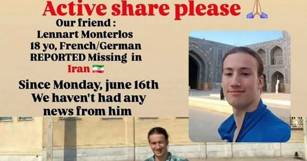 Apesar dos riscos, turistas europeus seguem visitando o Irã; jovem franco-alemão está desaparecido