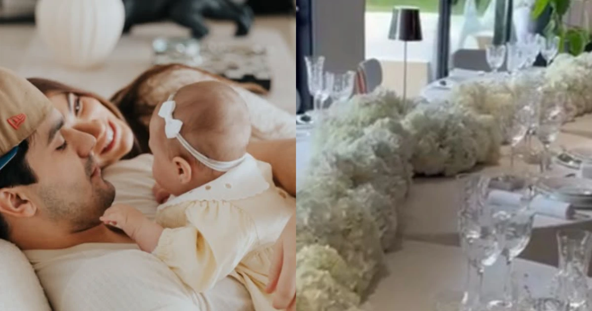 Luan Santana e Jade Magalhães batizam a filha com evento milionário; veja detalhes