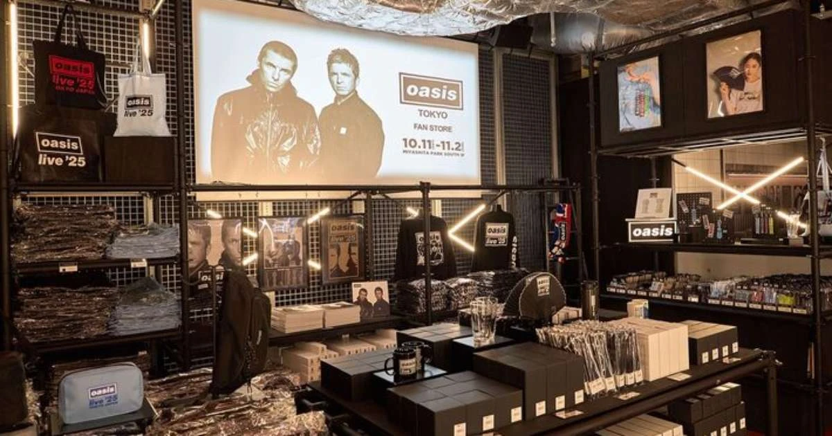 Oasis confirma loja de produtos oficiais no Brasil; veja local e horários