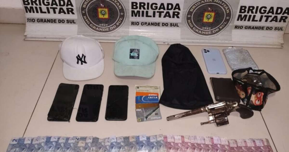 BM prende trio armado por roubo de veículo em Capão da Canoa após perseguição na BR-101