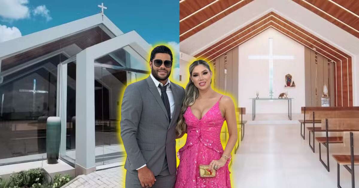 'Amante tem lar, casa e ainda...': Hulk constrói capela de luxo em mansão após casamento com Camila Ângelo e web detona