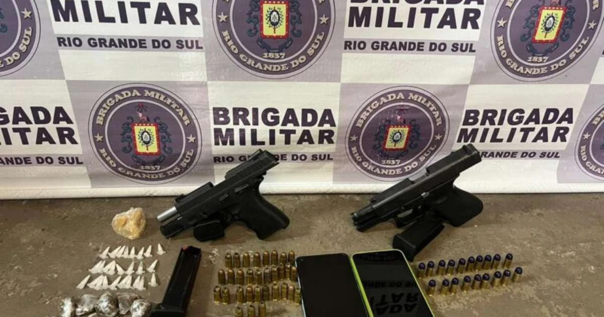 Brigada Militar detém menor e prende suspeito em operação no Bairro Camaquã