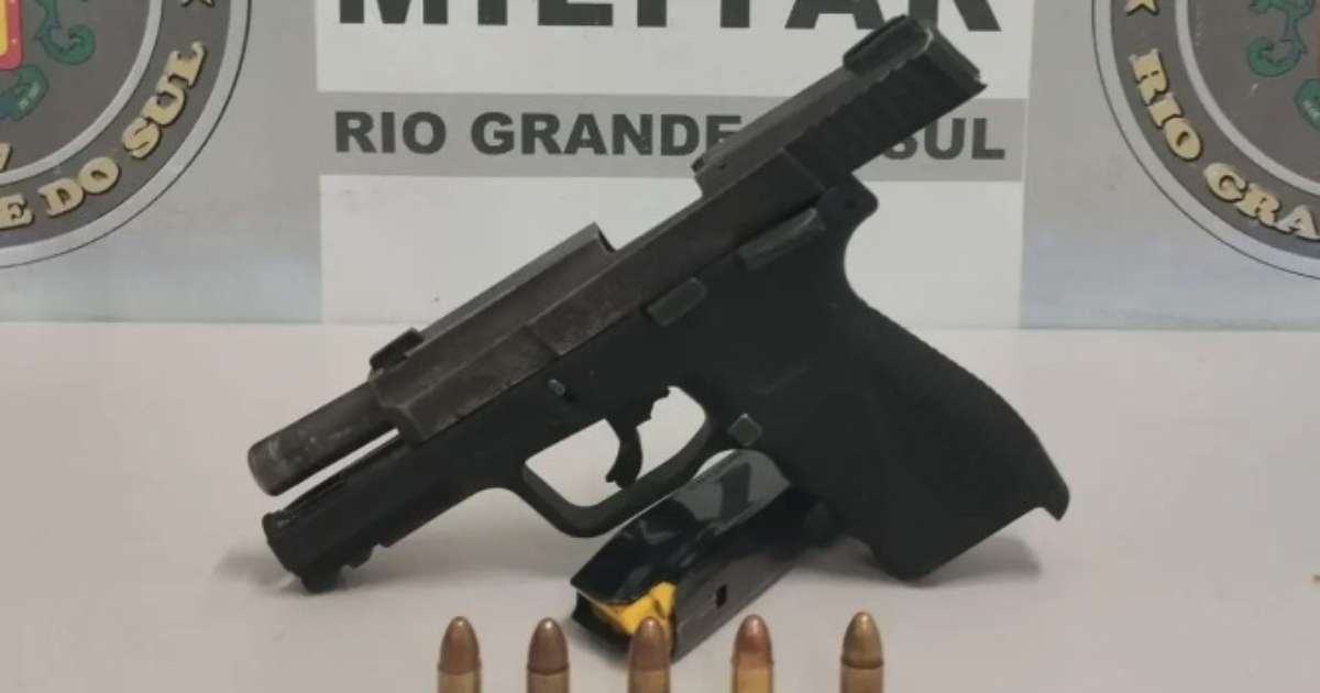 Adolescente é apreendido com pistola em Caxias do Sul