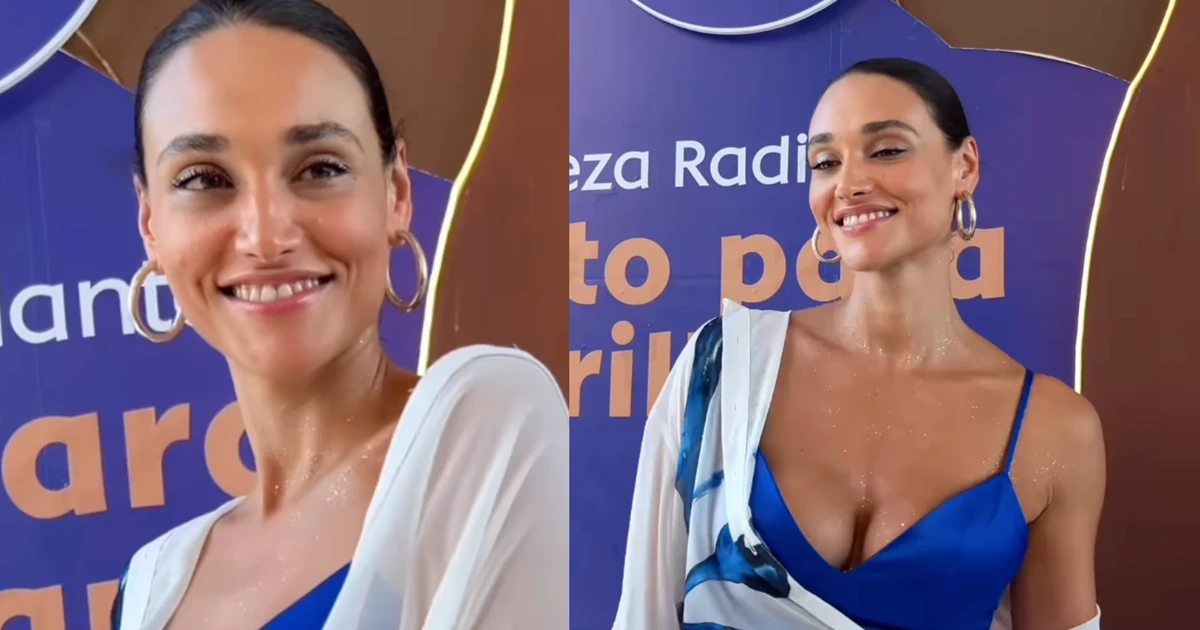 Aos 40, Débora Nascimento exibe entusiasmo ao falar de solteirice: 'Cremosinha'