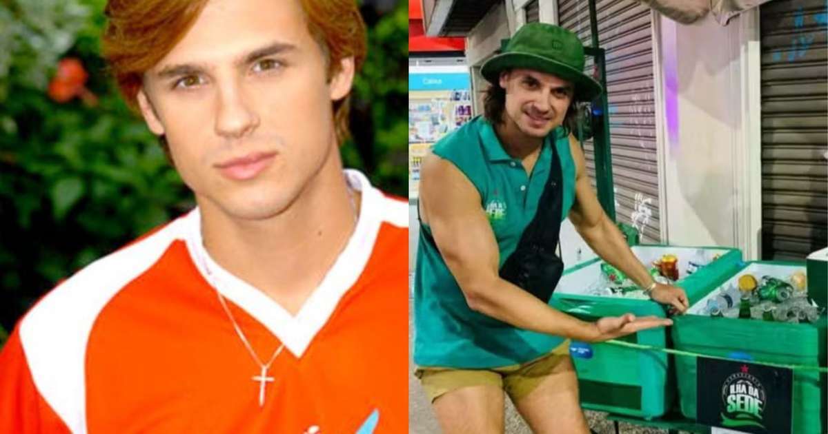 Daniel Erthal, ex-'Malhação' volta a trabalhar de ambulante no Carnaval