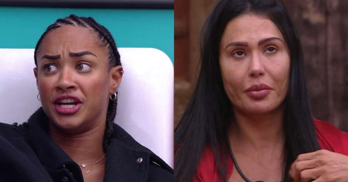 'BBB 25': Aline confronta e coloca Gracyanne contra parede: 'Você falou?'