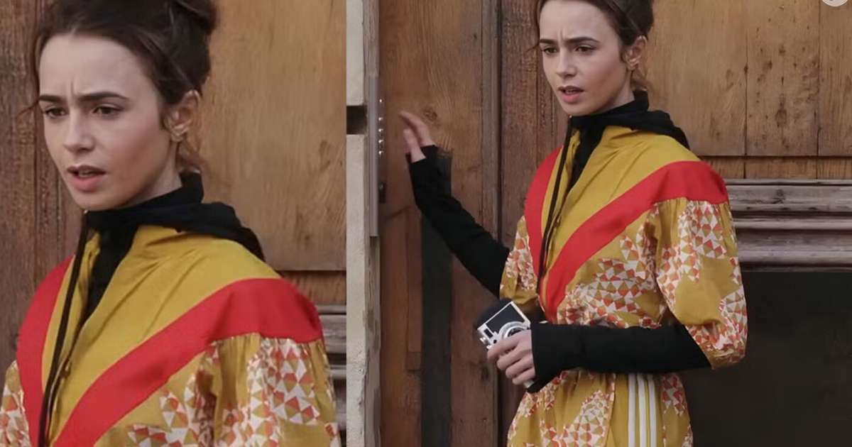 Você reparou? Lily Collins usou look de marca brasileira na 4ª temporada de 'Emily in Paris'; peça está em promoção!