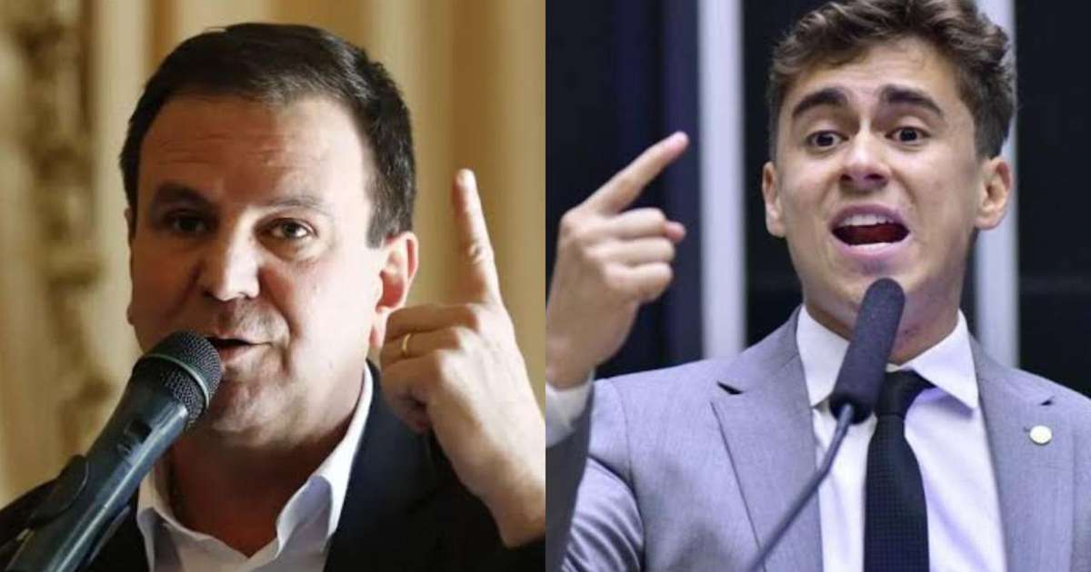 Eduardo Paes e Nikolas Ferreira discutem nas redes sobre segurança pública do Rio e prefeito responsabiliza Castro