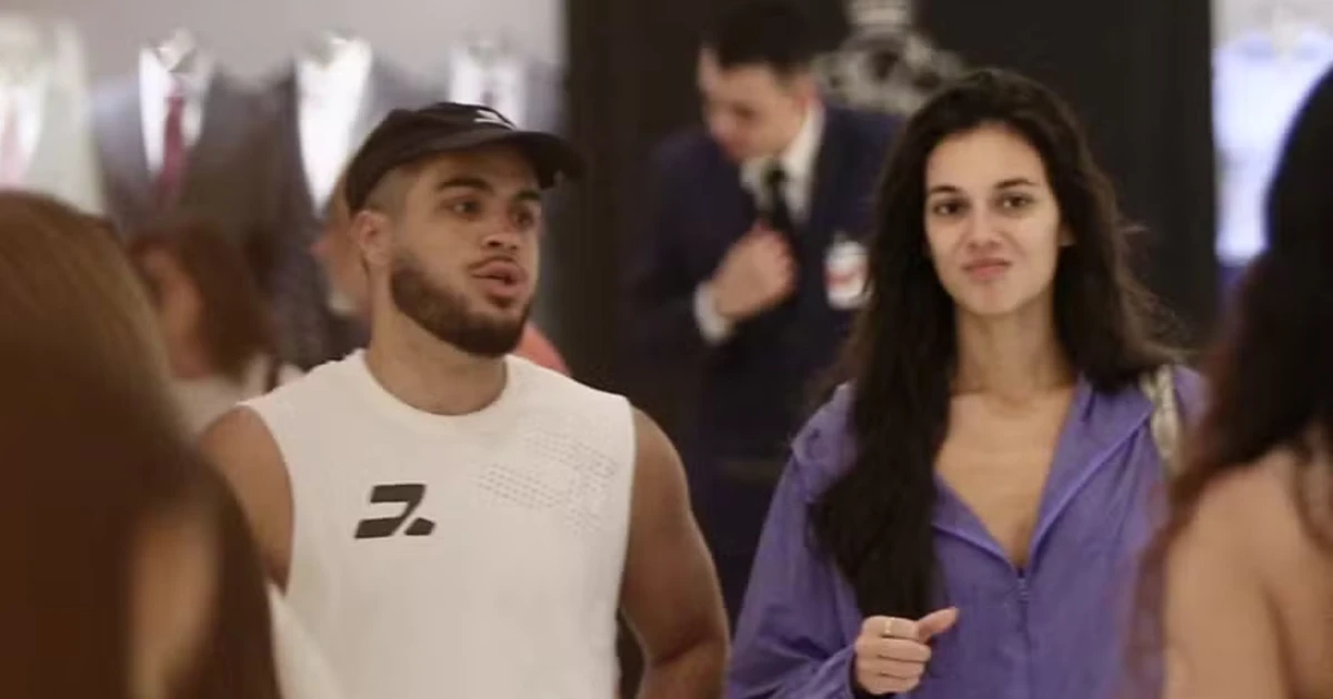 Flagrados! Alane Dias e Francisco Gil são vistos de mãos dadas em shopping