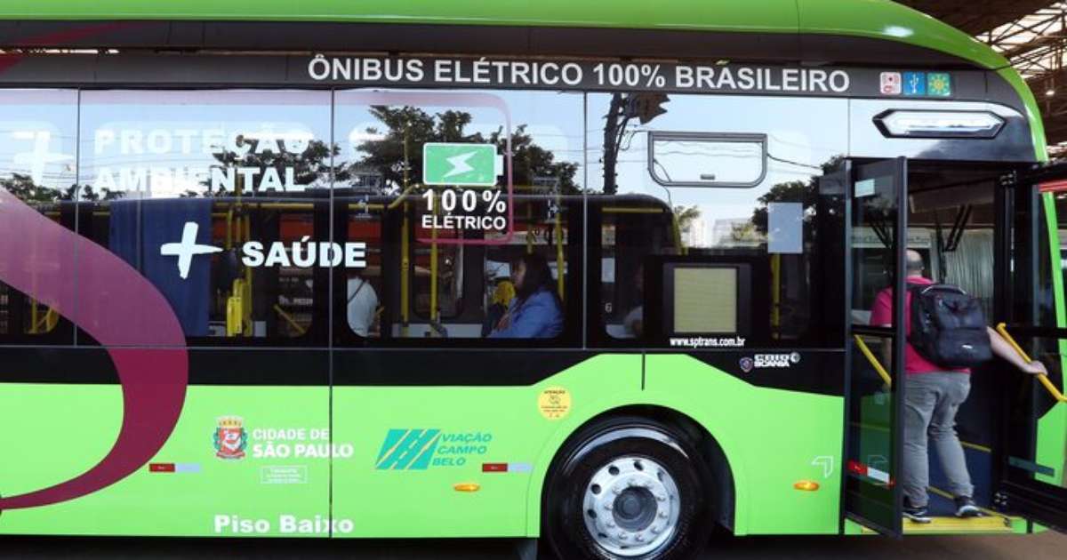 SP precisa ter 50% dos ônibus elétricos até 2028, decide Justiça; Nunes culpa falta de estrutura