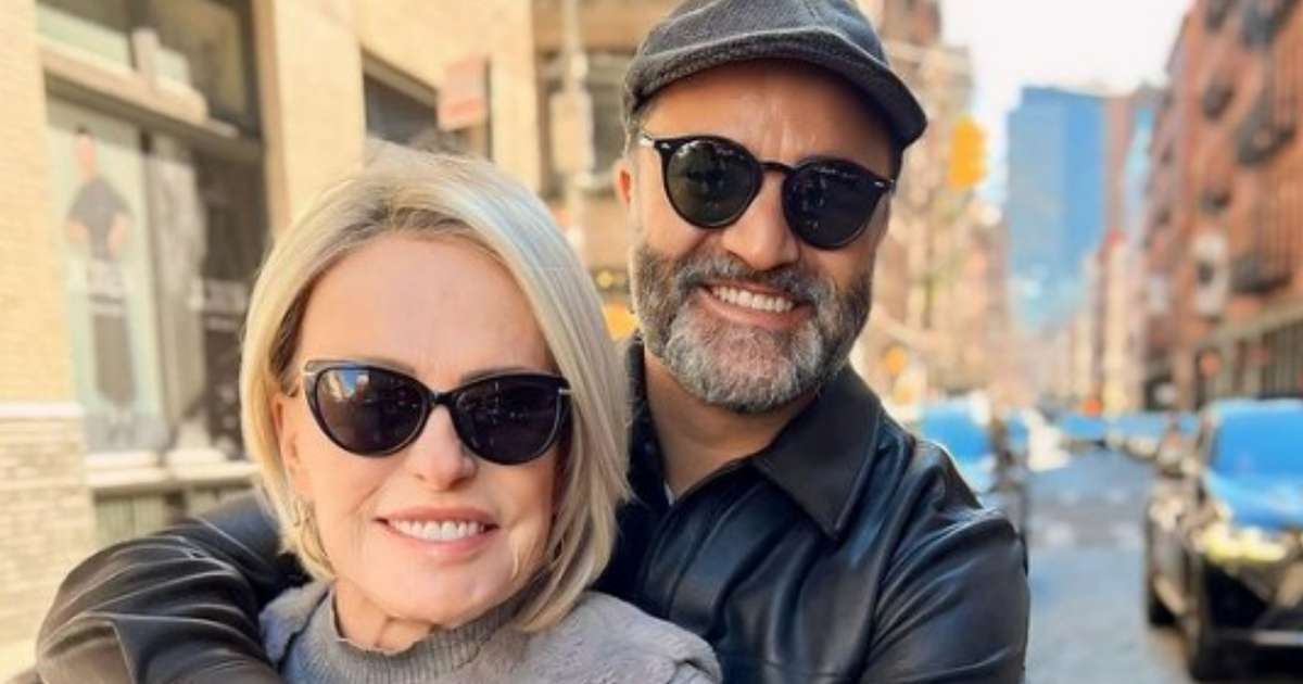 Ana Maria Braga celebra aniversário do namorado com uma linda homenagem