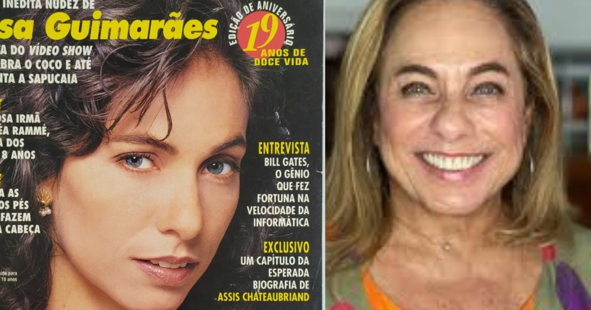 Cissa Guimarães relembra primeiro ensaio nua: 