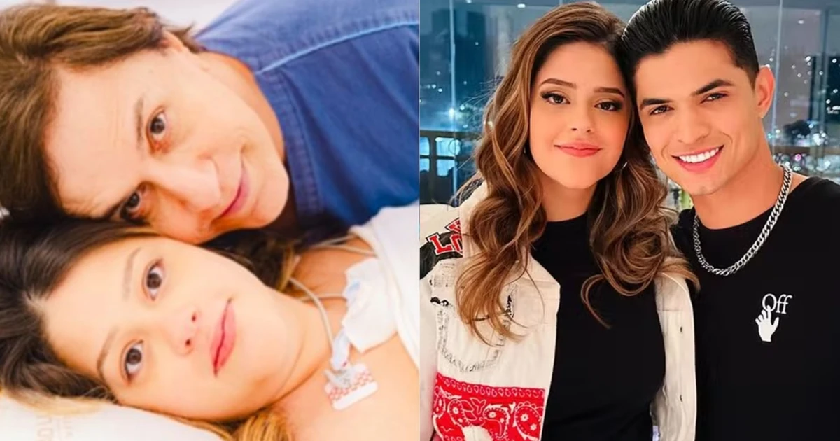 NASCEU! Filha de Tom Cavalcante sai da maternidade com a primeira filha nos braços
