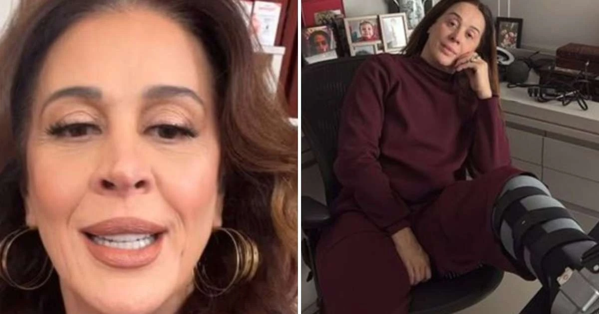 Claudia Raia fratura tornozelo durante peça e cancela agenda de apresentações: 'Triste'