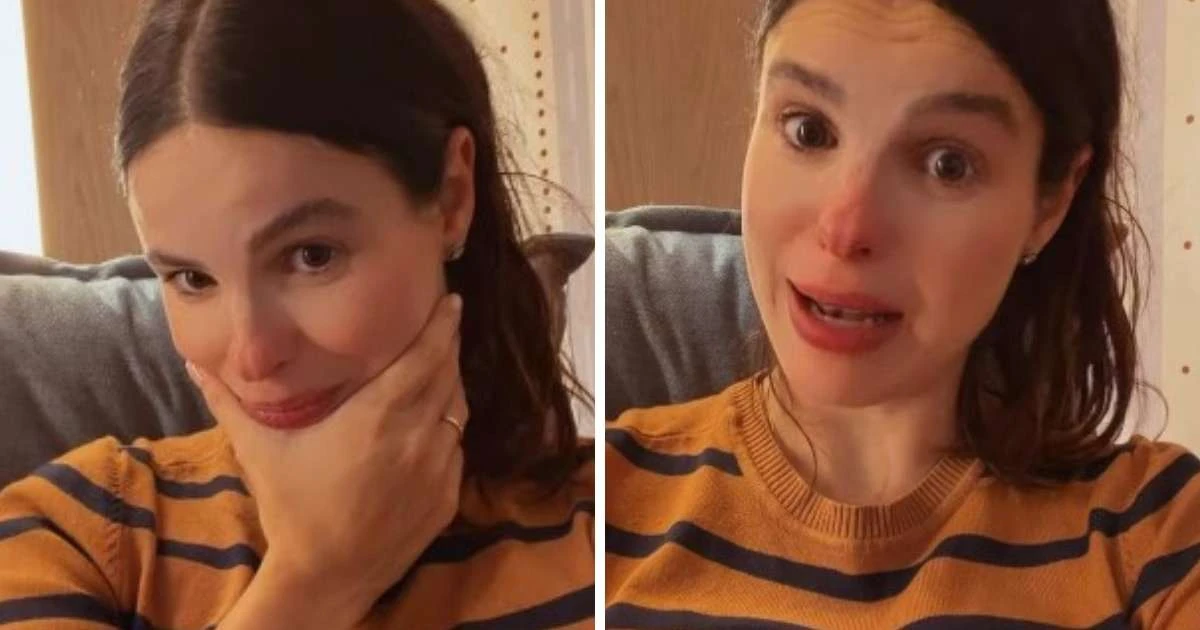 Sthefany Brito chora ao relatar que recebeu sinal espiritual do pai: 'Foi emocionante'
