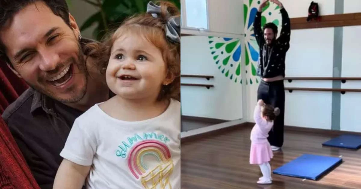 Eliezer emociona ao compartilhar momento especial ao lado da filha, Lua: 'Amo ser seu pai'