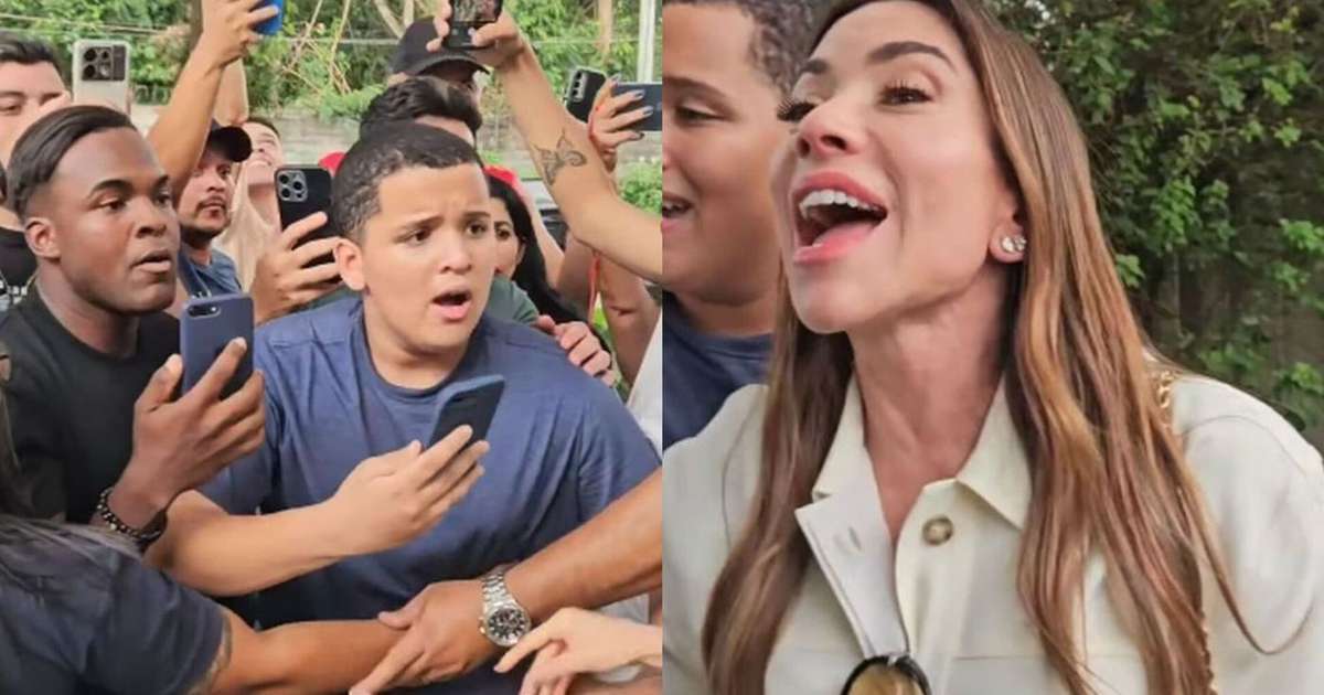 Na Globo, Patrícia Abravanel é ovacionada por fãs e homenageia o pai, Silvio Santos: 'Continua fazendo história'