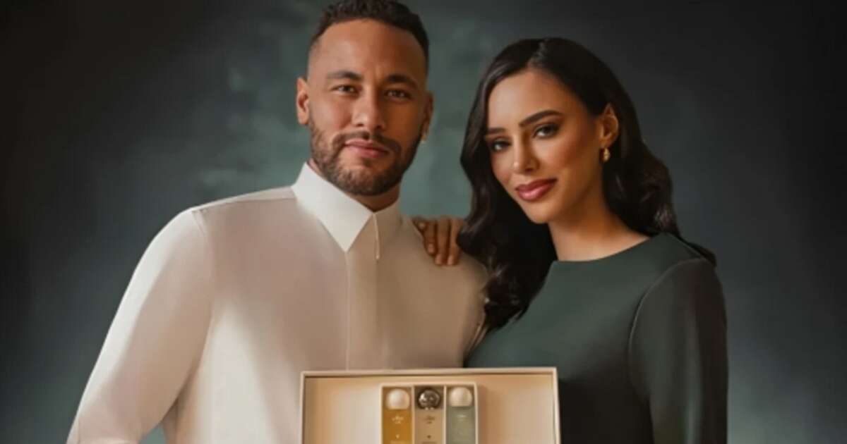 Casal-propaganda: perfume de luxo de Neymar e Bruna Biancardi custa até R$ 300 o frasco