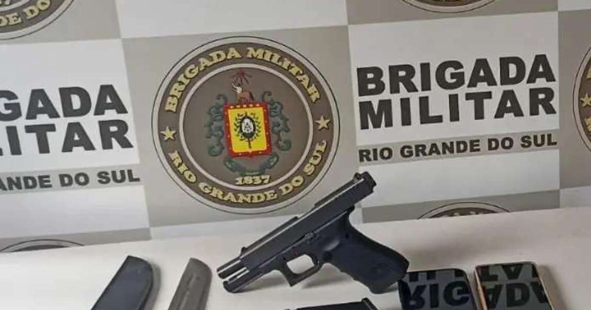 Menino de 8 anos é apreendido com arma de fogo em Farroupilha; três adultos são presos