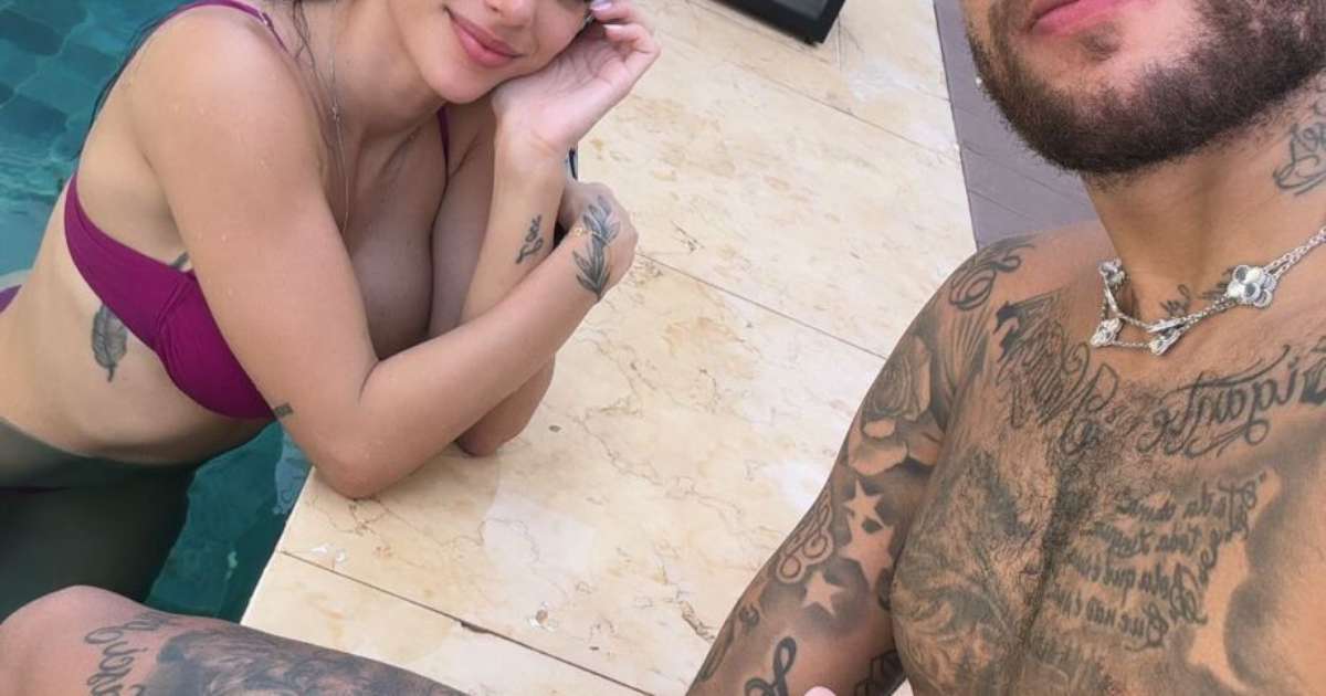 Neymar Jr. posta clique raro com Bruna Biancardi e encanta com nova foto de Mavie em Dubai