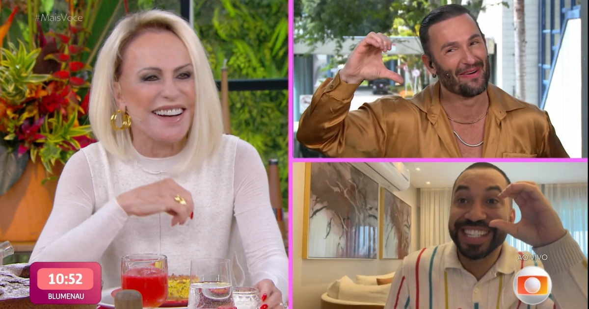 Ana Maria 'shippa' Gil do Vigor e Diego Hypólito: 'Eu e Ceci seremos madrinhas'