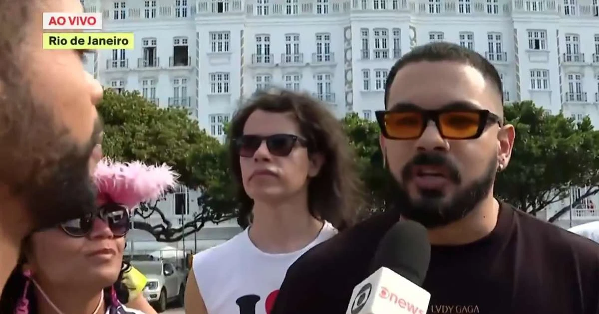 Fã de Lady Gaga fala ao vivo na Globo sobre 'pacto' com a cantora: 'De tobogã direto para o inferno'
