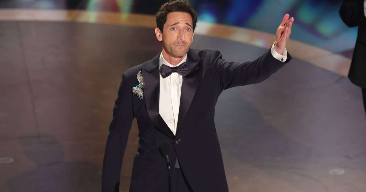 Adrien Brody quebra recorde de discurso mais longo da história do Oscar