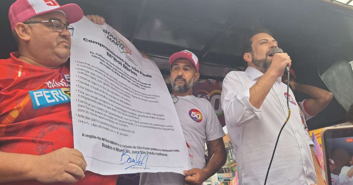 Com promessas de saúde e infraestrutura, Boulos busca fortalecer apoio na periferia