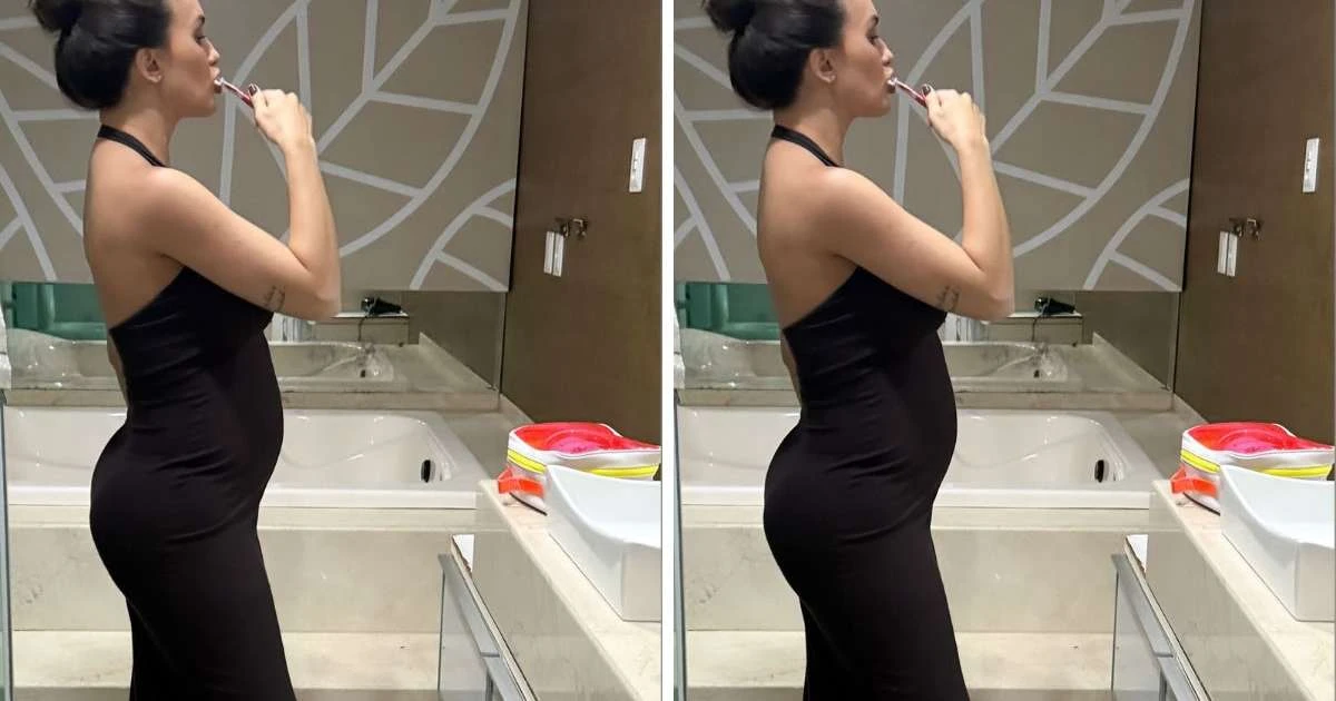 Ex-BBB Rafa Kalimann se encanta com silhueta de gravidez: 'Sonhei em me ver assim'