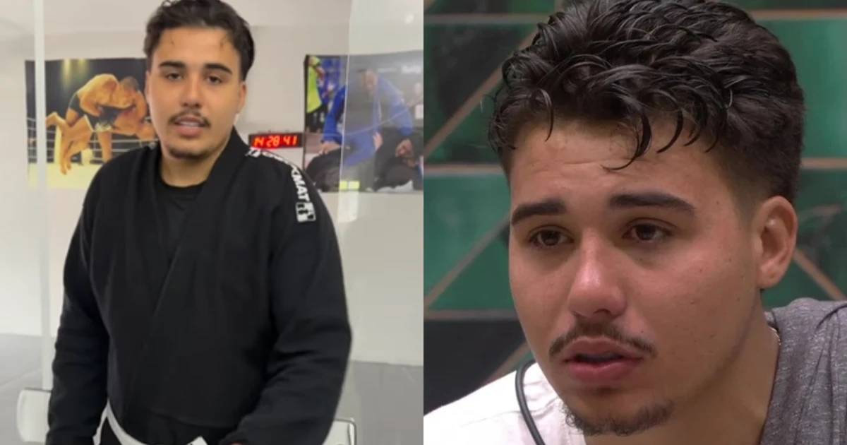 Ex-BBB Pedro divide rotina de jiu-jítsu e divide opiniões na web: 'Proibido de entrar no tatame'