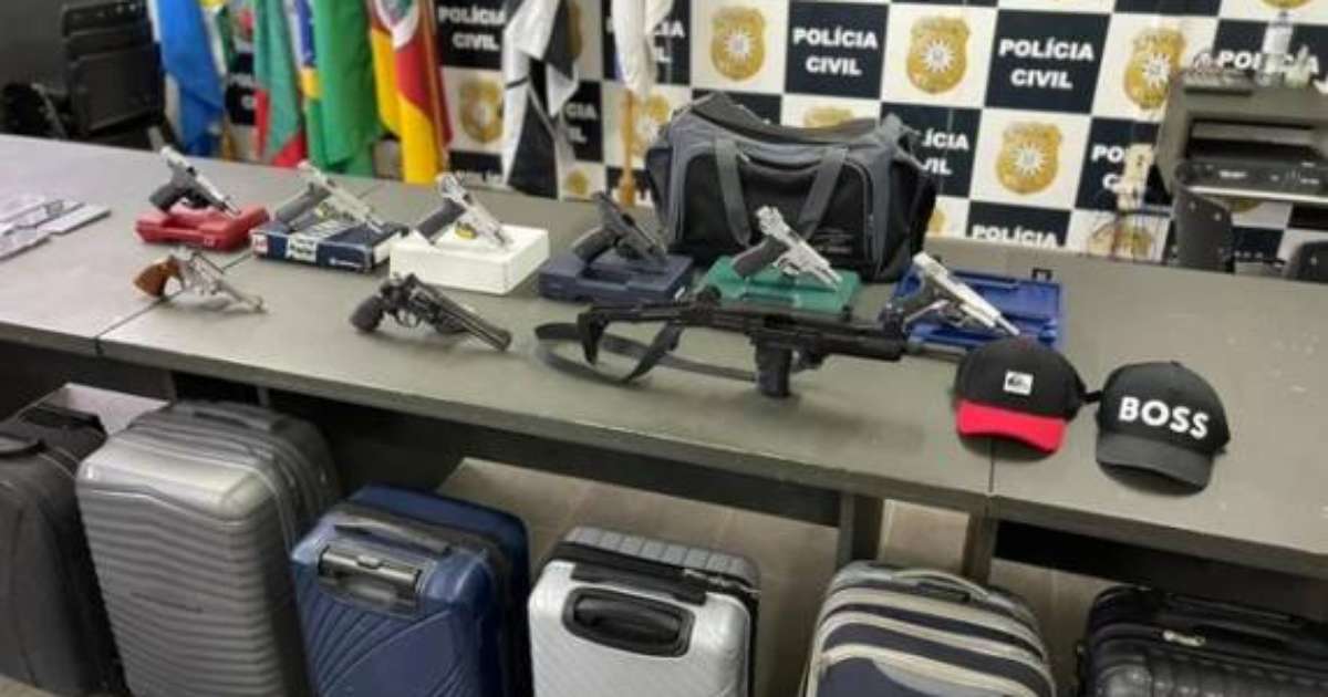 Polícia investiga como arsenal chegou às mãos de grupo do golpe do bilhete