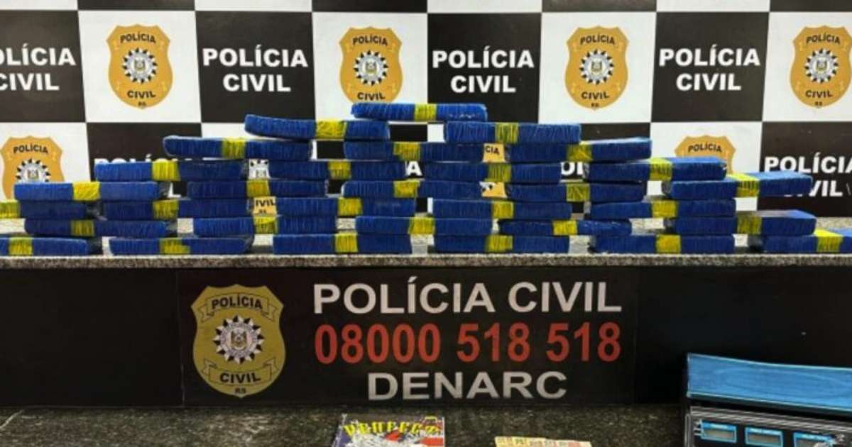 Polícia Civil realiza grande apreensão de drogas em ação contra organização criminosa em Estância Velha