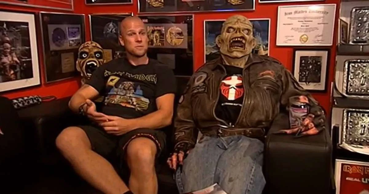 O dinamarquês que é possivelmente o maior fã de Iron Maiden do mundo
