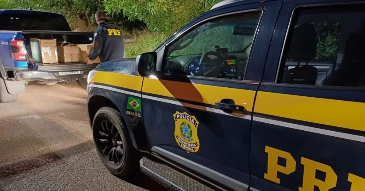 Casal é preso com acessórios de uso restrito para armas trazidos do Uruguai em Pantano Grande