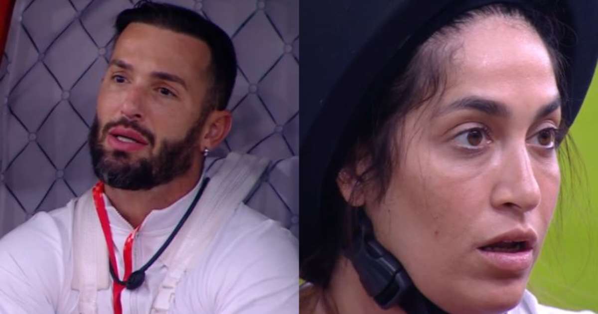 Diego e Daniele Hypolito discutem a relação no BBB 25: 'Como se eu não fosse seu amigo'