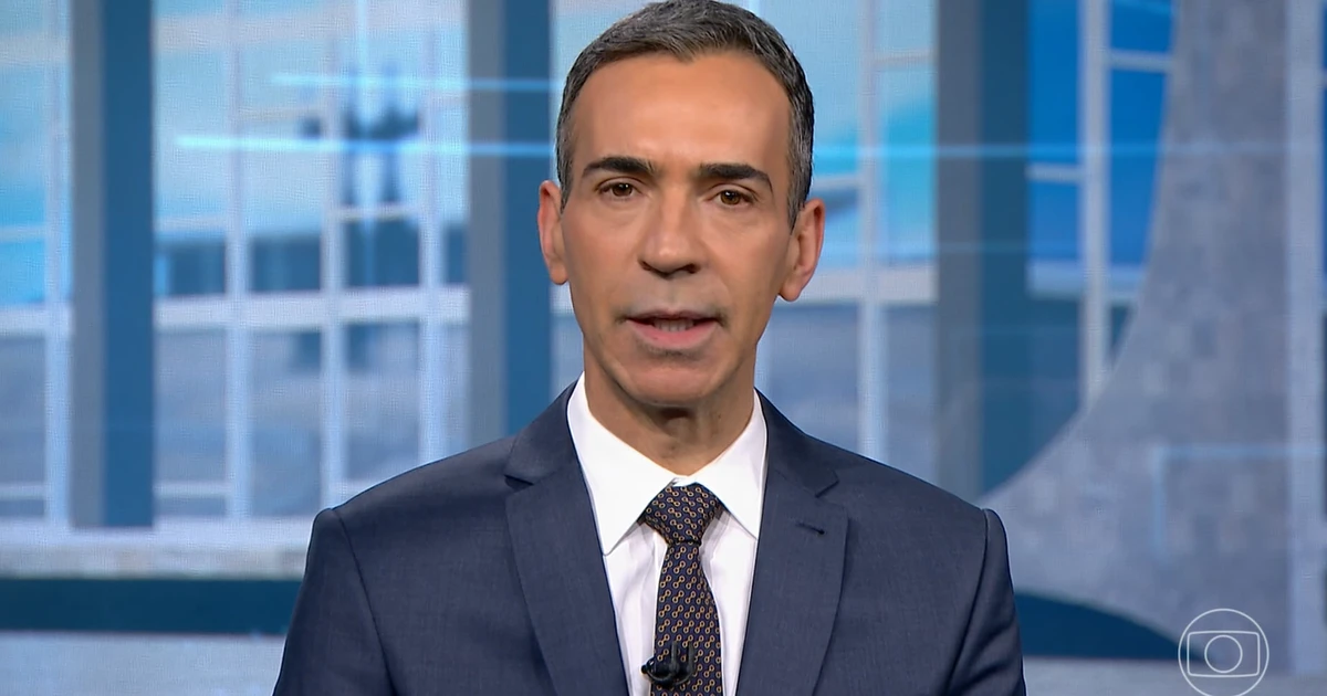 Faltou algo? Web reage ao primeiro dia de César Tralli como âncora do Jornal Nacional