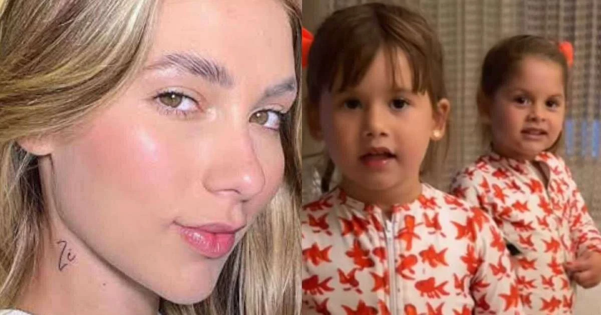 Perceberam? Veja a reação das filhas de Virginia após ela remover tatuagem com nome de Zé Felipe