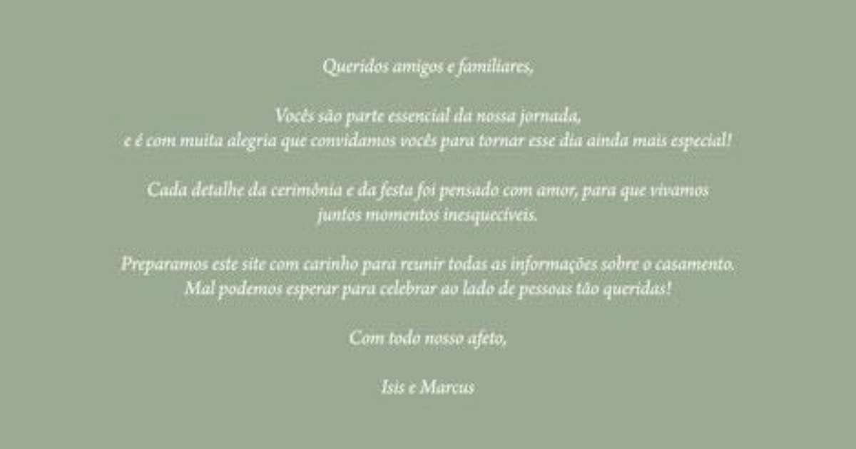 Isis Valverde impõe regra aos convidados do casamento com Marcus Buaiz; saiba qual