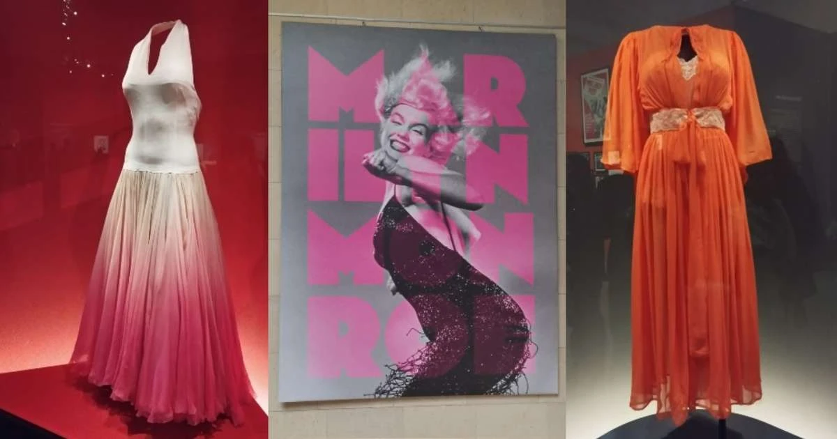 Vestidos de Marilyn Monroe estão em exposição em Paris sobre os 100 anos da diva